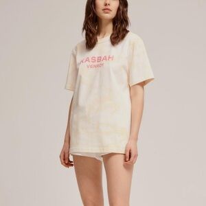 VENROY “Kasbah‎ VENROY” Women’s Tee White Size Small Oversized